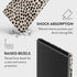 BURGA Phone Case Compatible with Samsung Galaxy Note 20 Ultra - Hybrid 2-Layer Hard Shell + Silicone Protective Case -Black Polka Dots Pattern Nud...