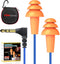 Ear Plug Headphones for Work, Work Safety Earbuds | Noise Reducing Sweatproof Hidden in-Ear Headphones, Isolating Earplugs, OSHA Compliant Hearing...