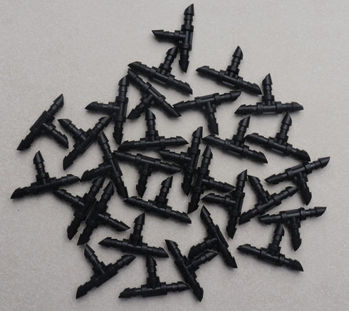 Sowaka 30 Pcs Drip Irrigation Fittings Kit Black 1/4 Inch Tube End Goof Hole Plugs Irrigation Stoppers for Drip Systems Home Garden Lawn Supplies ...