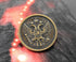 Bezelry 12 Pieces Two-Headed Eagle Metal Shank Buttons. 25mm (1 inch) (Antique Brass)...