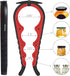 Jar Opener Bottle Opener for Weak Hands, 5 in 1 Multi Function Can Opener Bottle Opener Kit with Silicone Handle Easy to Use for Children, Elderly...
