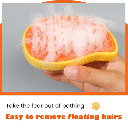 Cat Steam Brush - 3 In 1 Cat Steamy Brush, Silicone Massage Grooming Brush Rechargeable Pet Hair Remover and Grooming Tool – USB Powered Pet Acces...