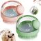 Dog Bath Scrubber Brush, 2 PCS Pet Dog Grooming Massage Shampoo Bath Brush with Soap and Shampoo Dispenser Soft Silicone Bristle for Long Short Ha...