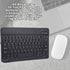 Cyrillic Keyboard Keyboard to Attach to Tablet Black Russian 10.1 Slim Ultra Wide 80?Key Keyboard Bluetooth 3.0 for for Ios Win...