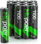 Rechargeable AAA Batteries (12 Counts), Ni-MH AAA 1100mAh Pre-Charged, Long-Lasting Triple A Batteries with Protection Box...
