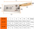 KSEIBI 281380 Narrow Bucket Brick Trowel Wooden Handle Square Tip Bricklaying Trowel (8Inch-200mm)...