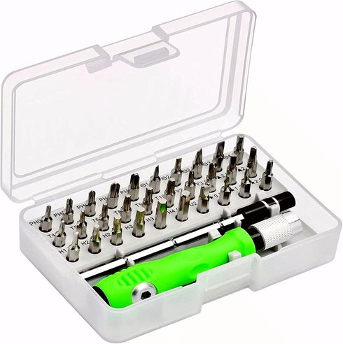 Precision Screwdriver Set Phone Repair Tool Kit, DIY Electronics Computer Repair Kit for camera ps4 laptop (Green)...