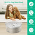 2L Dog Water Bowl No Spill Dog Bowl with Slow Feeder Mat 70oz Large Splash Proof Pet Water Dispenser with Filters Plastic Slow Drinking Bowl Vehic...