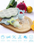 Silicone Baby Fruit Feeder with Freezer Tray (2 Pack),Baby Teethers,Baby Teething Toy,Breastmilk Popsicle Molds for Baby Teething Relief,Fresh Foo...