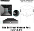 6X6 Post Caps for 5.5inx5.5in Wood Fence Post, Water-Proof UV-Proof Durable PP Plastic Decking Post Top Cap Cover with Mounting Screws, 4 Pcs, Bla...