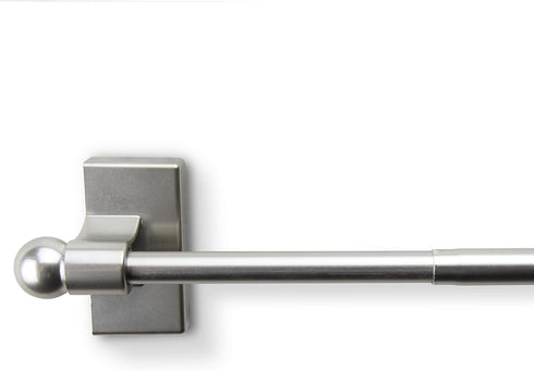 Rod Desyne - Mag28-15 7/16 inch Magnetic Rod, 28-48 inch, Satin Nickel, Alloy Steel, 1 Count (Pack of 1)...