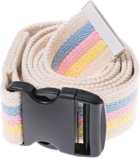 COW&COW Gait Belt 72inch - Transfer and Walking Assistance with Quick Release Buckle for Caregiver Nurse Therapist 2 inches(Pastel Stripe)...