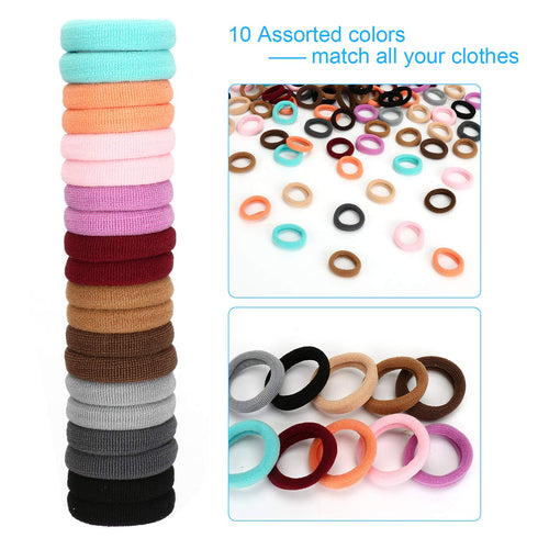 Toddler Hair Ties, Kids Hair Ties, Small Hair Bands and Girls Elastic Ponytail Holders for Baby Girls (Diameter 0.97 Inch?...