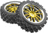 ShareGoo 4Pcs 1/10 On Road Tires & Plastics Wheel Rims 12mm Hex Compatible with Tamiya TT01 Kyosho Sakura D3 Traxxas 4Tec 2.0 1/10 RC On Road Raci...
