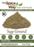 The Spice Way Sage Ground - (4 oz) dried herb leaves powder...