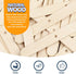 100pcs Wooden Candle Wick Holders, Candle Wick Centering Devices for Candle Making, Candle Wick Bars, Wick Clips for Canld Centering Tool...