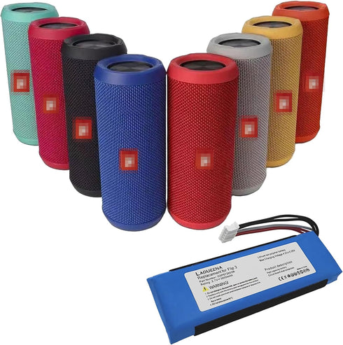 GSP872693W 3000mAh Battery Compatible with JBL Flip 3 Waterproof Bluetooth Speaker with Tools Battery Part NO Flip3 GSP872693 P763098 03 3.7V...