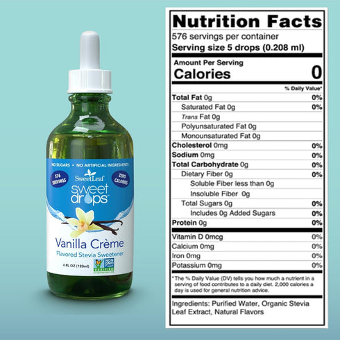 SweetLeaf Sweet Drops - Flavored Stevia Liquid Sweetener, Organic Stevia Extract, Zero Calorie, Keto Friendly, Non GMO, Natural Flavor, Sugar Alte...