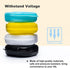 BOOMIBOO Retainer Case with Vent Holes, 4 Pcs Denture Cases, Durable & Similar Mouth Guard Case for Black, White, Yellow and Blue - Tight Snap Loc...