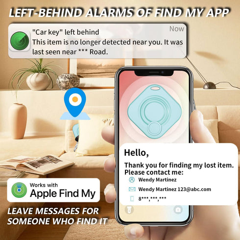 Key Finder Key Locator Find My Luggage Key Tracker Bluetooth Luggage Tracker Key Finder Locator with Sound Item Locator for Keys Bags Wallets Pet,...