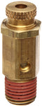 Control Devices-NC25-1UK002 NC Series Brass Non-Code Safety Valve, 25-200 psi Adjustable Pressure Range, 1/4" Male NPT...