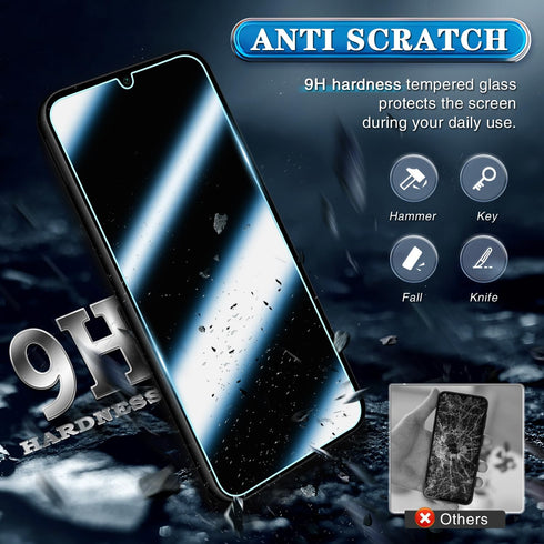 [3-Pack Screen Protector for Samsung Galaxy A32 5G / M12 Tempered Glass, 9H Hardness, Bubble Free, Easy to Install......