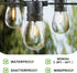 Jslinter 24-Pack LED 1W String Light Bulbs, S14 Plastic Shatterproof Edison Vintage Style Replacement 1 Watt Outdoor 2200K, Waterproof, Warm White...