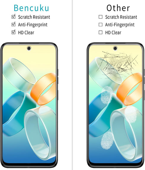 (2 Pack) Screen Protector Designed for Motorola Moto G Power 5G (2024) Tempered Glass, Anti Scratch, Bubble Free, Case Friendly......