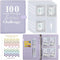 100 Envelope Challenge Binder,Savings Challenge Book - Easy & Fun Way to Save $5,050 Challenge Book Savings Challenges Budget Book Binder with Cas...