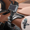 Car Phone Holder, Multifunction Car Dashboard Holder Rearview Mirror with 360 ° Adjustable Spring Clip, Suitable for 3 to 7 Inch Smartphones (Cent...