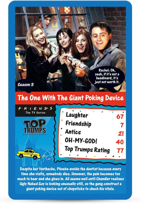 Friends Top 30 Moments Top Trumps Card Game...
