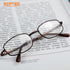 EFE Metal Frame Reading Glasses Readers for Men Women 2.5 Wire Lightweight Spring Hinge Eyeglasses 4 Pack (Mixcolor, 2.5)...