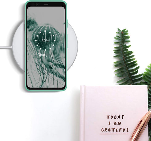 ABITKU Pixel 4XL Case, Pixel 4XL Silicone Slim Gel Rubber Phone Case Soft Microfiber Cloth Lining Cushion Compatible for Google Pixel 4 XL 6.3 inc...