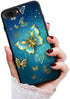 for iPhone 8, iPhone 7, iPhone SE 2 (2020), Art Design Soft Back Case Phone Cover, HOT12154 Blue Butterfly...