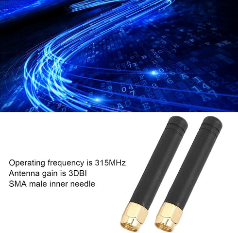 315MHz Antenna, Network Antenna Waterproof 50W for Smart Home for Power Monitoring(Straight Head (JB-315-006))...