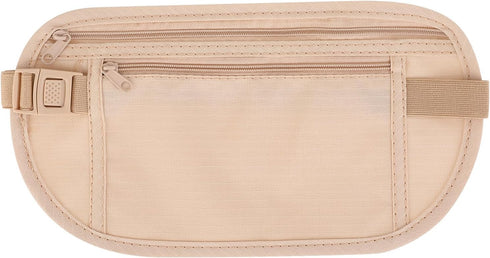 Secure Travel Money Belt, Anti Theft Travel Bag, Travel Money Belt Under Clothes, Hidden Travel Pouch Protect Your Credit and Money With Blocking ...