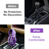 Gear Shift Hoodie Mini Sweater Hoodie Upgrade Star Glow in The Dark Shift Knob Cover Universal Funny Car Shifter Cover Gear Stick Hoodie, Purple, ...