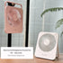 Desk Fan Battery Operated Portable Fan,2000mAh USB Rechargeable Fan, 4 Speeds Adjustable 180°Tilt Ultra-thin Mini Personal Fan For Home,Desktop,Ca...