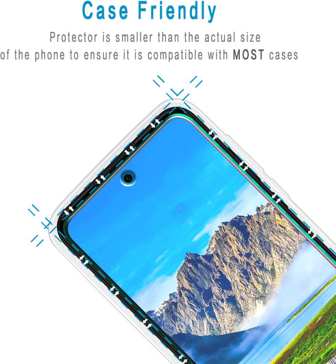 HPTech (2 Pack) Screen Protector Designed for Motorola Moto G Power 2022 Tempered Glass, 9H Hardness, Anti Scratch, Bubble Free, Easy to Install...
