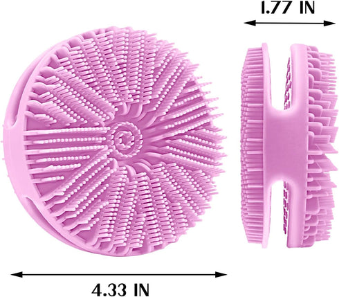 Silicone Body Scrubber Men for Use in Shower, Silicone Loofah Shower Scrubber Mens Bath Scrubber Body Wash Scrubbers Exfoliator, Silky Smooth Skin...