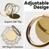 Metal Cell Phone Ring Holder Finger Ring Stand, 360 Degree Rotation Ring Kickstand Grip Holder for Magnetic Car Mount, Gold...