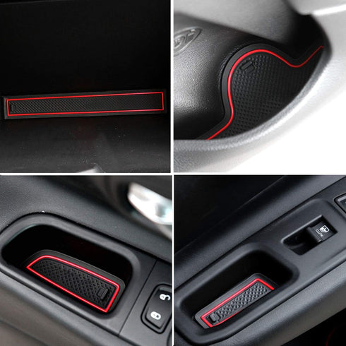 auovo Cup Holder Insert Liner Coaster Anti Dust Mats for Renegade Accessories 2018 2019 2020 2021 2022 2023 Custom Center Console Door Pads 18PCS ...