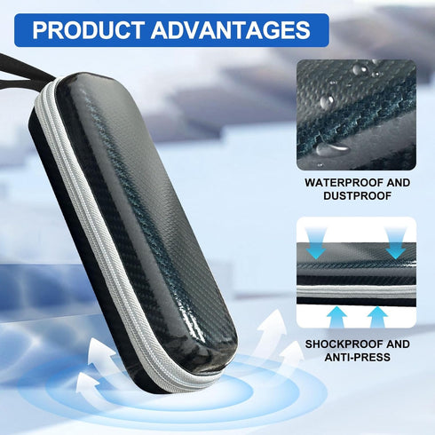 Travel Case for Oral B/Oral-B Pro 1000 1500 5000 7000 7500 6000 9600/ Phlips Sonicare 4100 5100 1100 6100 5300 Electric Toothbrush, Portable Hard ...