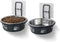 Wall Mounted Cat Food Bowl, Adjustable Elevated Cat Food and Water Bowls, Stainless Steel Hanging Pet Bowls with Stand, Nonslip Pet Feeding Bowls,...