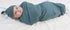 100% Cotton Knitted Baby Swaddle Blanket with Hat Set, 35"x35", Newborn Swaddle Wrap, Receiving Blankets, Burping Cloth & Stroller Cover, Perfect ...