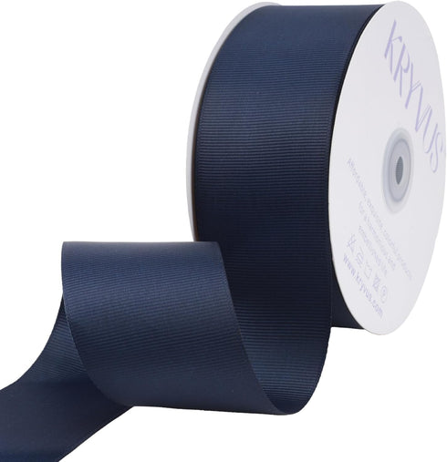 Navy Blue Grosgrain Ribbon, 2 inches x Continuous 50 Yards,Use for Bows DIY Hair Accessories,Gift Wrapping,Craft and Sewing...