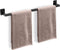 Bathroom Towel Bar, 24 Inch Towel Racks for Bathroom Wall Mounted, Heavy Duty Hand Towel Holder Organizer, Modern Home Decor Towel Rod, Matte Blac...