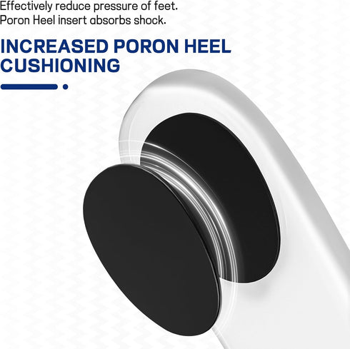 BCCKLE 4Layers Adjustable Orthopedic Heel Lift,Upgrade Poron Heel Pads Inserts,Max Anti-Shock Heel Cushion for Leg Length Discrepancies,Heel Spurs...