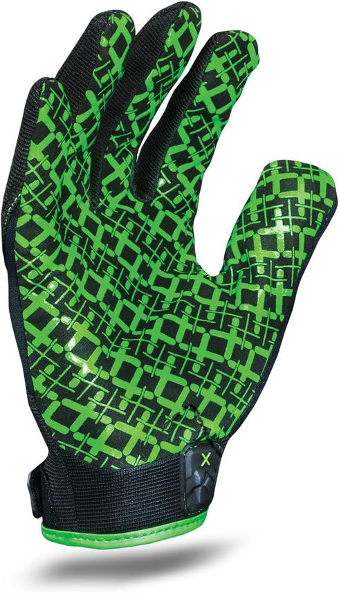 Ironclad mens Work Gloves EXO GRIP BLACK , Black & Green, Small Pack of 1 US...