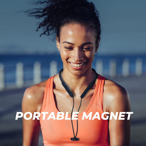N18 Neckband Bluetooth Earbuds, Wireless Bluetooth 5.2 Headphones with Microphone, Ultra-Lightweight Comfort, IPX7 Waterproof, Deep Bass Strong Be...